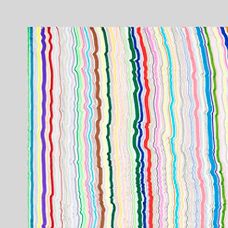 Líneas quirales 21 - Mixed Media Art Contemporáneo de Rachel Perry