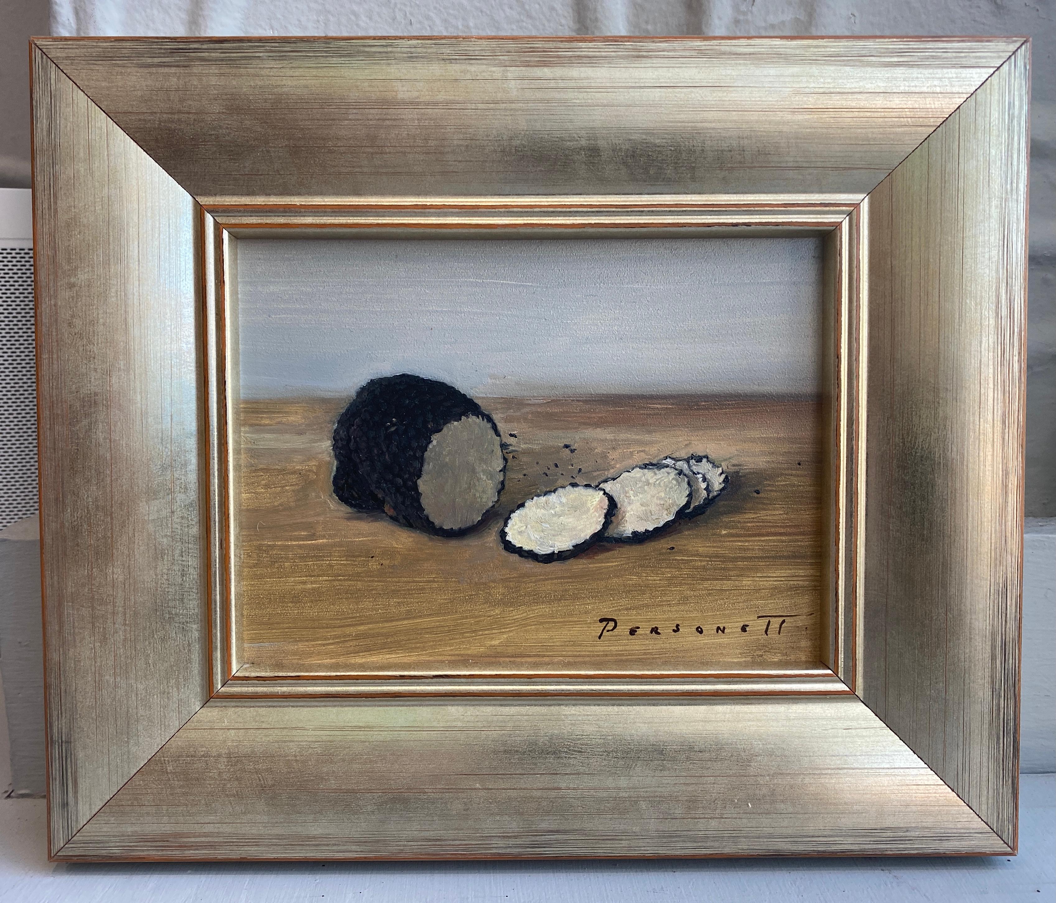 Black Truffles - Painting by Rachel Personett