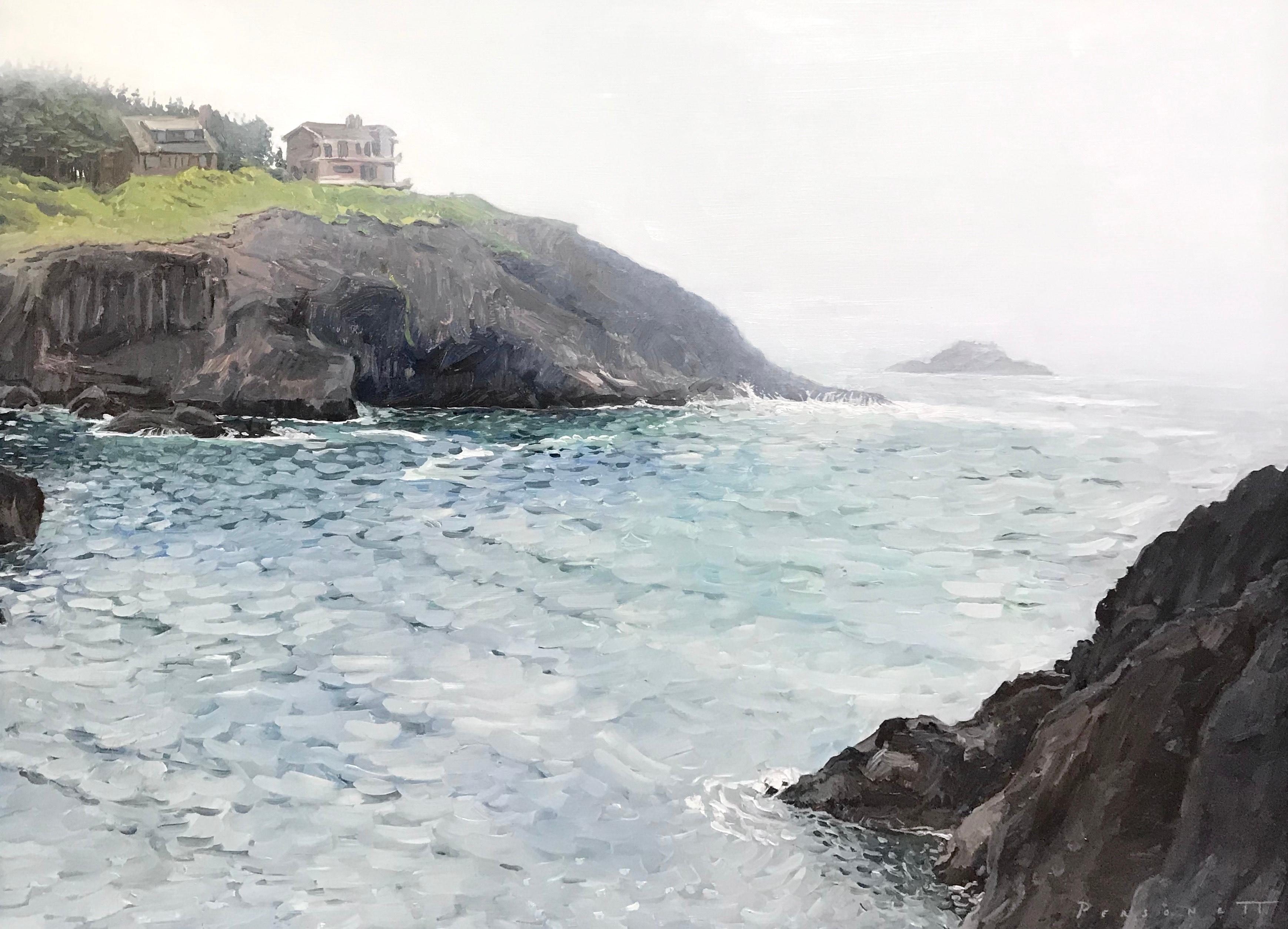 Ponte Rocky Creek - Painting di Rachel Personett