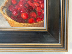 Cafetière turque et cerises sauvages