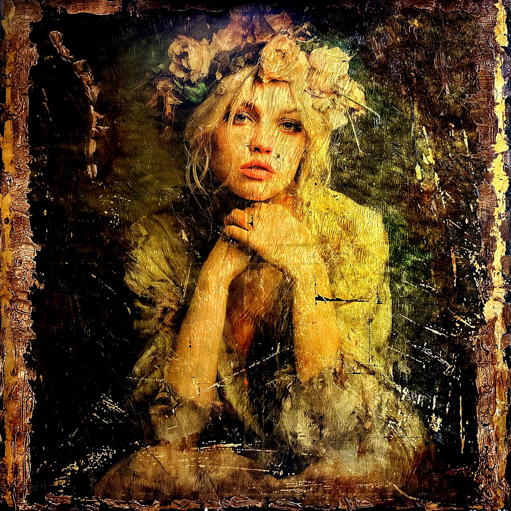 Maia - Mixed Media Art by Rachel Richards