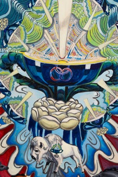 10 of Cups, Oil Painting