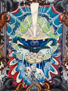 10 of Cups, Oil Painting