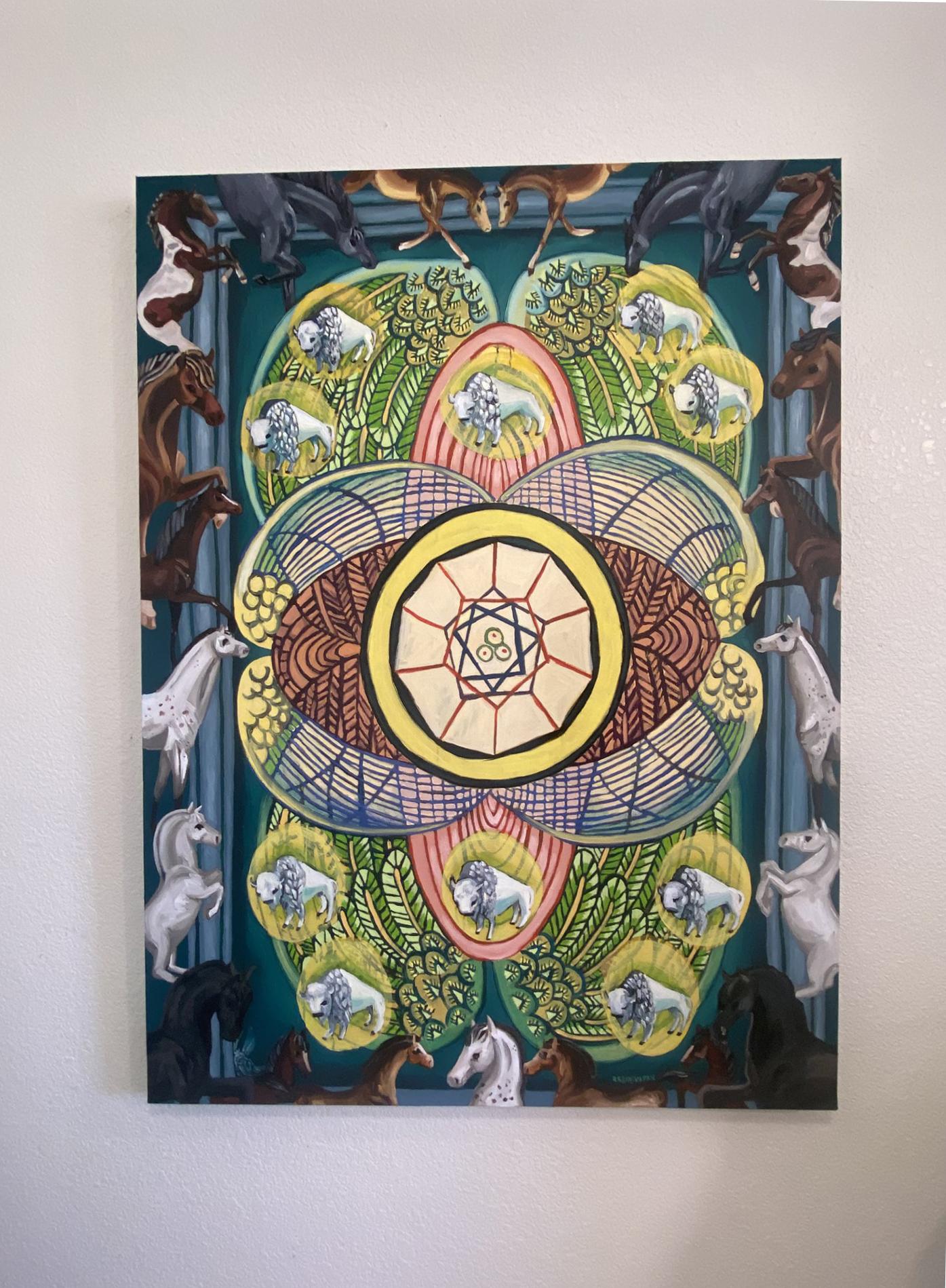 10 of Pentacles, Oil Painting For Sale 1