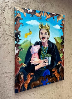 Prince of Pentacles, Oil Painting