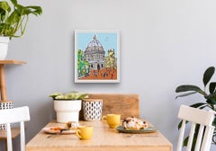 Mini University of Oxford by Rachel Tighe, Original art, Contemporary painting