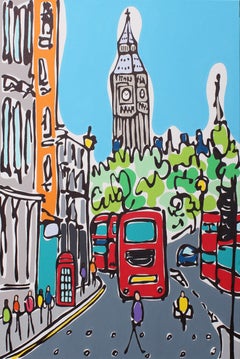 London Summer by Rachel Tighe, Oxford University, Oxford painting
