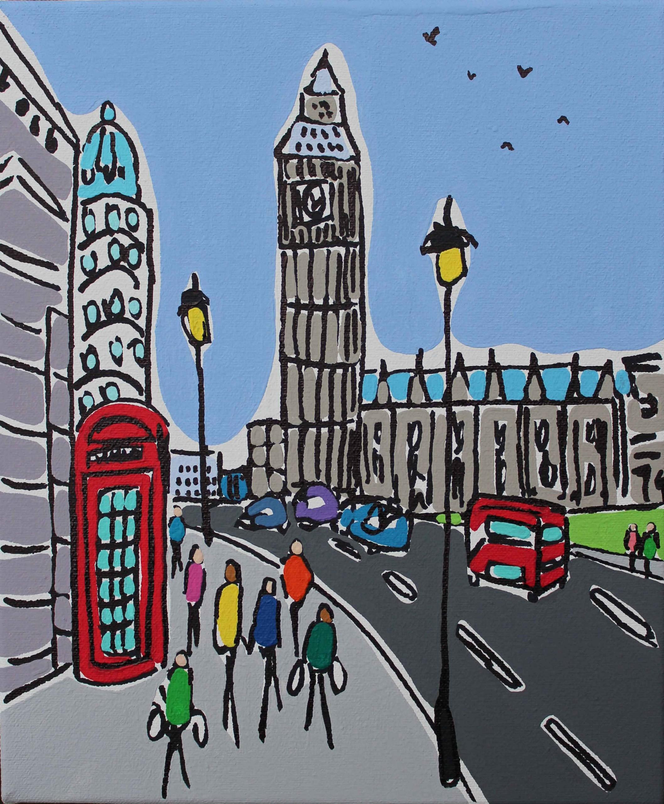 Mini London Postbox