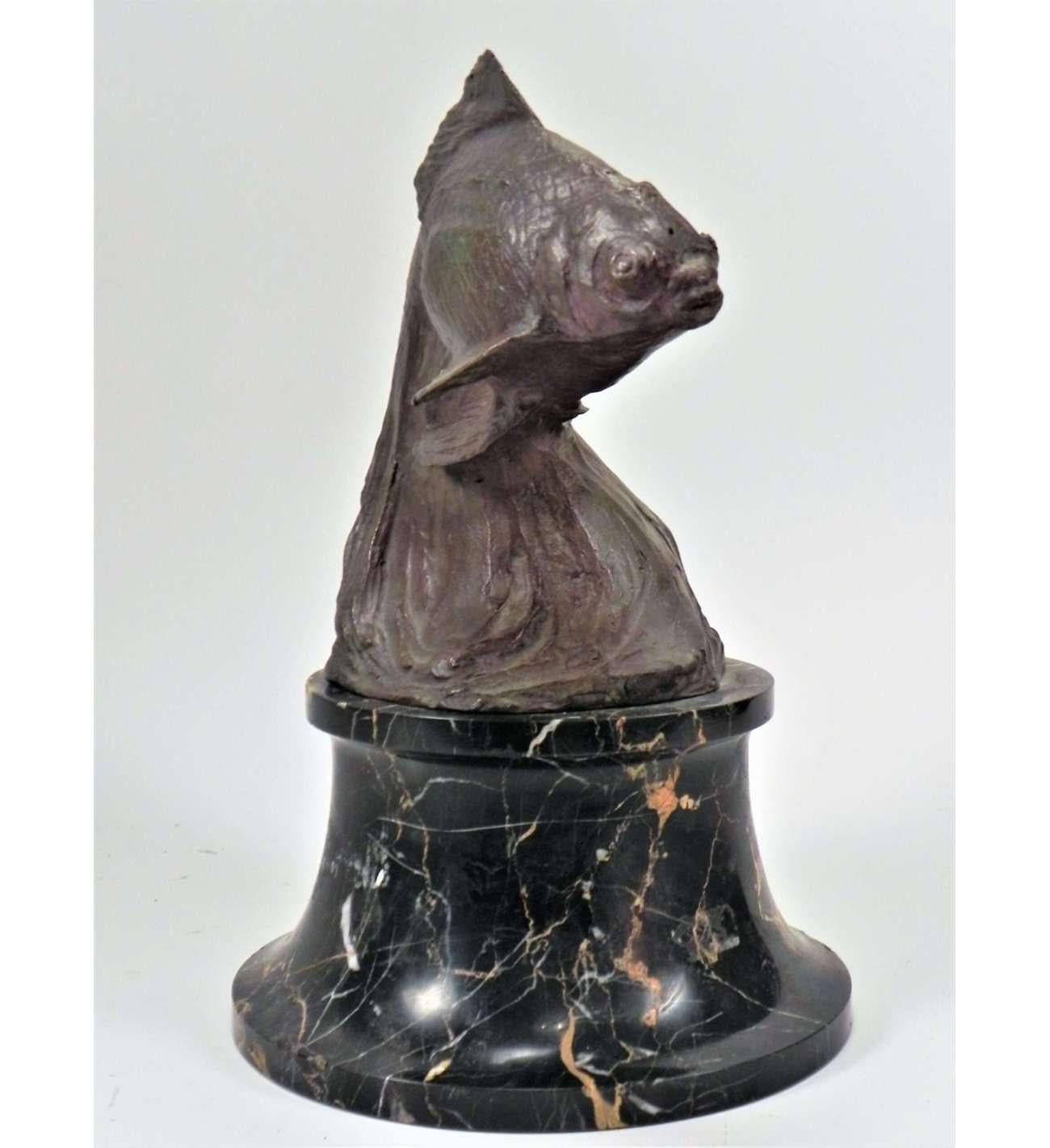 Sculpture de poisson Shubunkin en bronze + de Rachel Van Dantzig (1978-1949) en vente 1