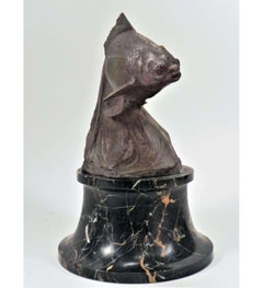 Bronze Shubunkin Fish Sculpture + by Rachel Van Dantzig (1978-1949)