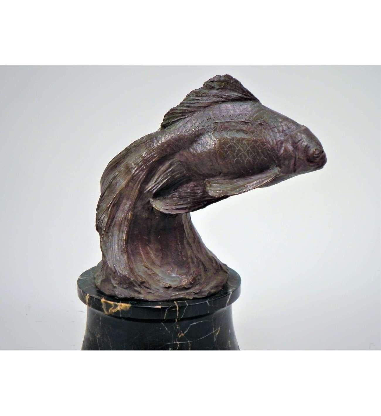Sculpture de poisson Shubunkin en bronze + de Rachel Van Dantzig (1978-1949) en vente 2
