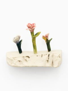 "Garden of the Shelfie Queen", Miniature Interior Scene Ceramic Sculpture