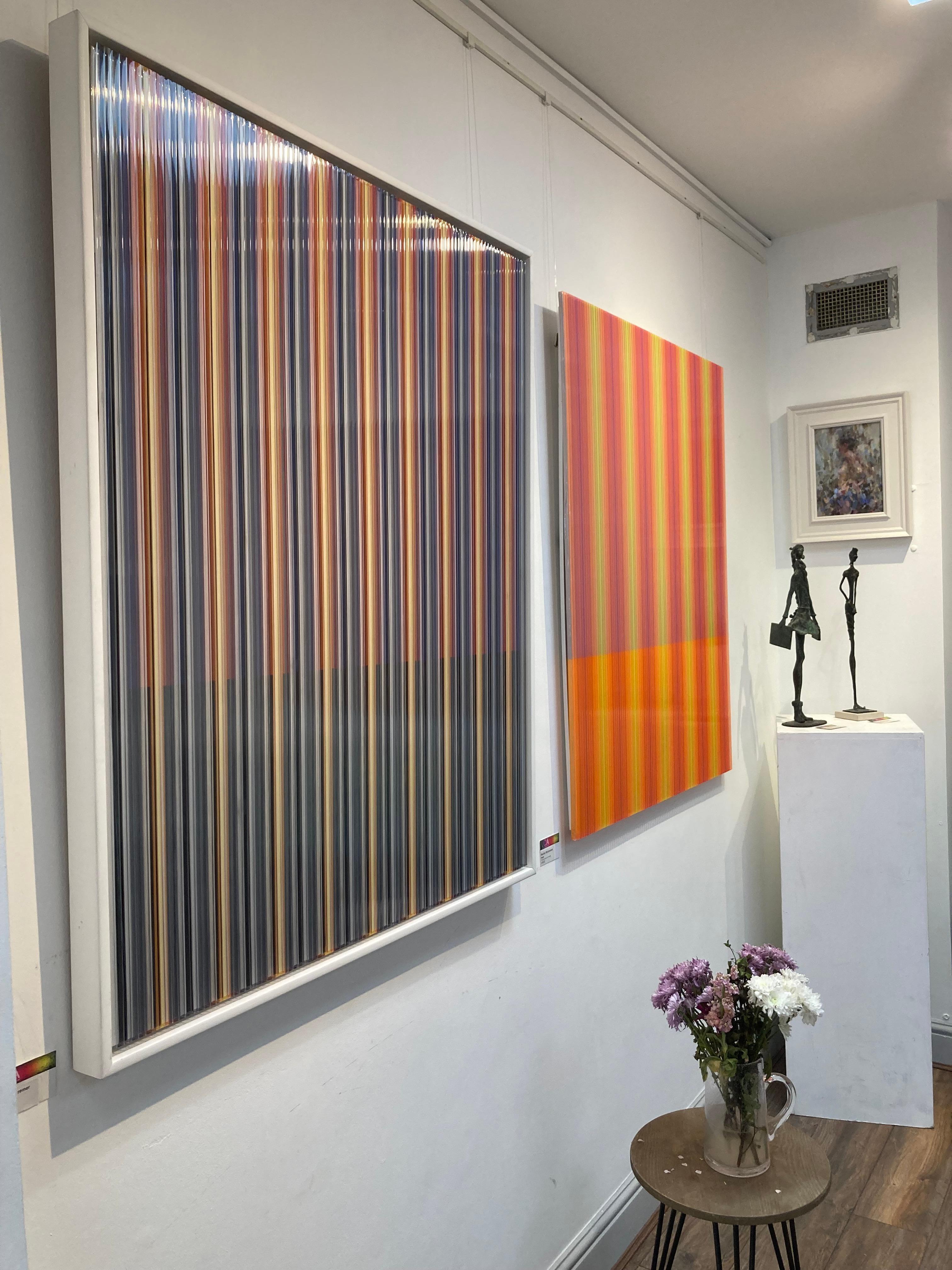 Drift - Contemporary Acrylic Artwork: Retro Style, Simple, Colourful and Linear 6