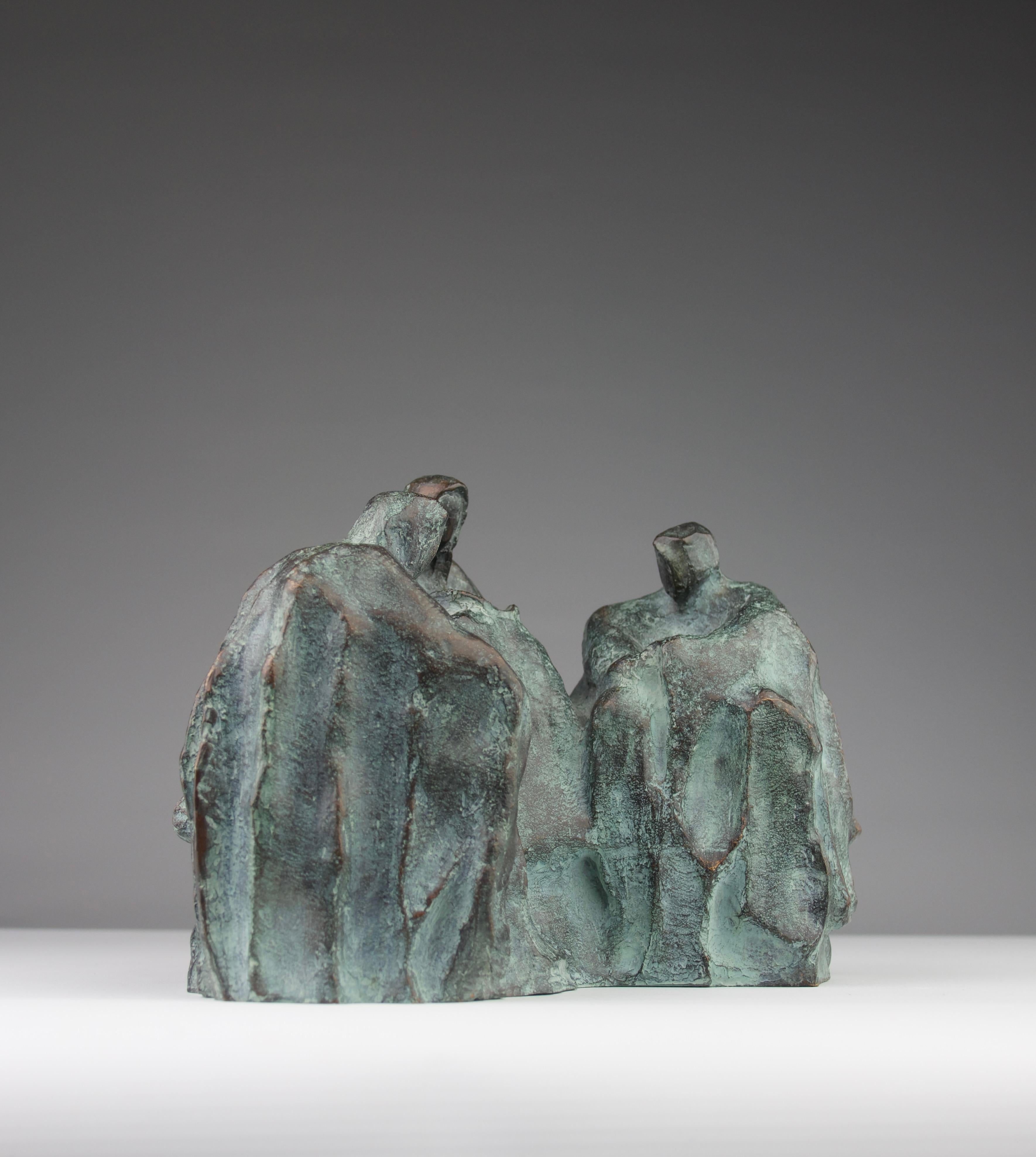 XXI secolo e contemporaneo Rachel x Chapon Foundry, Scultura dei tre lettori, bronzo Francia anni 2000 in vendita