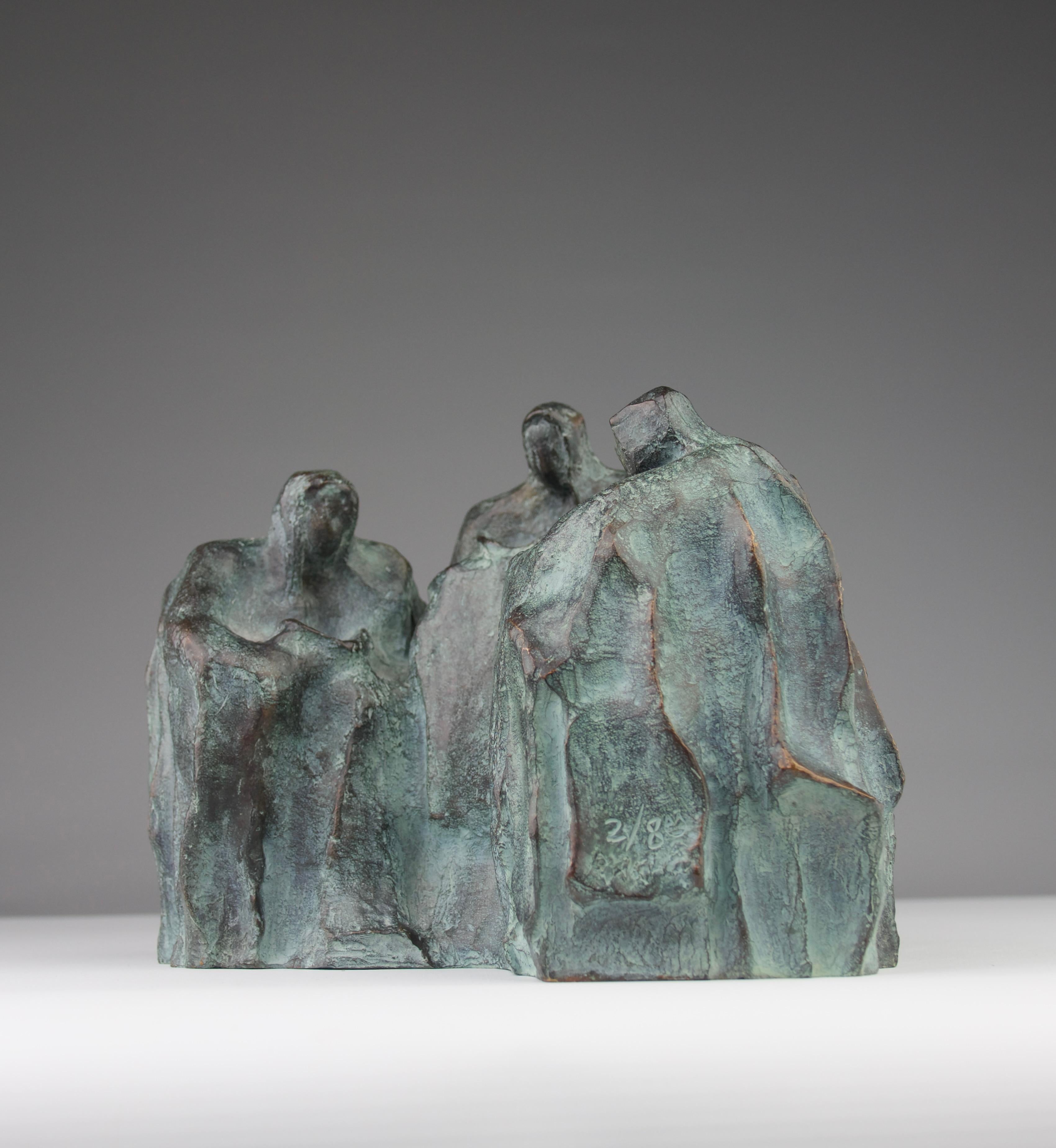 Rachel x Chapon Foundry, the Three Readers Sculpture, Bronze, France, 2000s For Sale 2