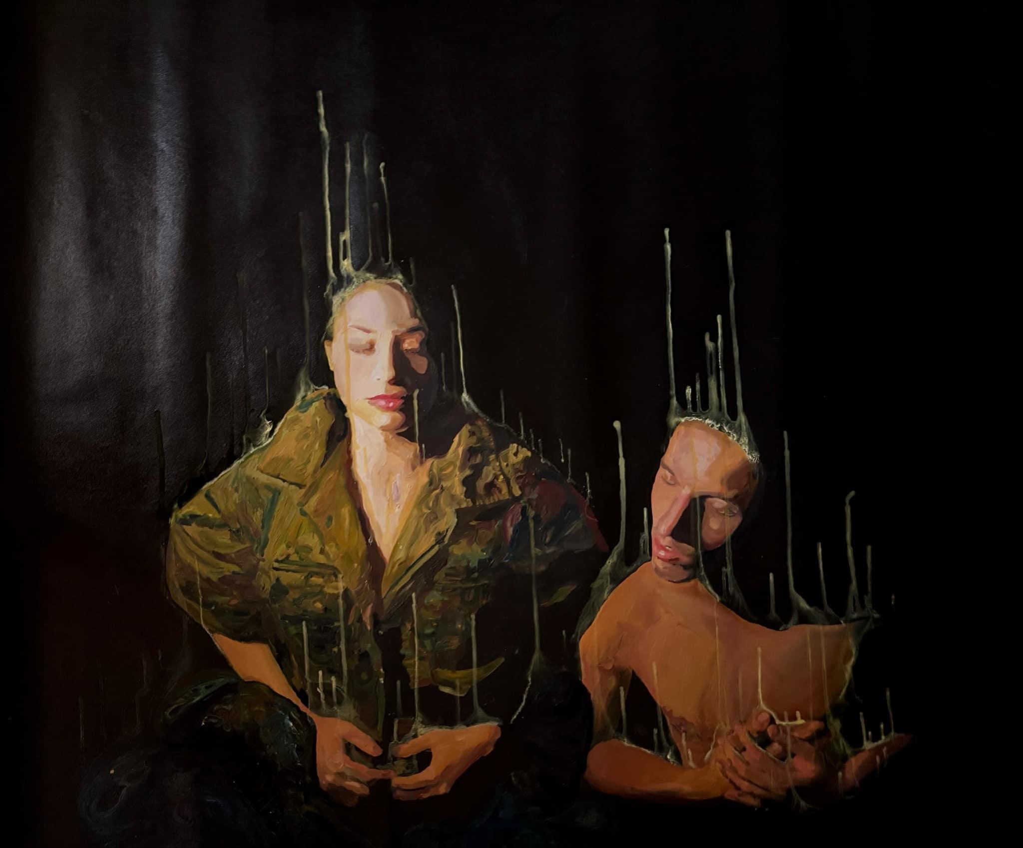 Französische zeitgenössische Kunst von Rachel Yedid - À Jamais dans Mon Cœur