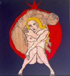 Zeitgenössische französische Kunst von Rachel Yedid - Grenade 3 : Je te Porte