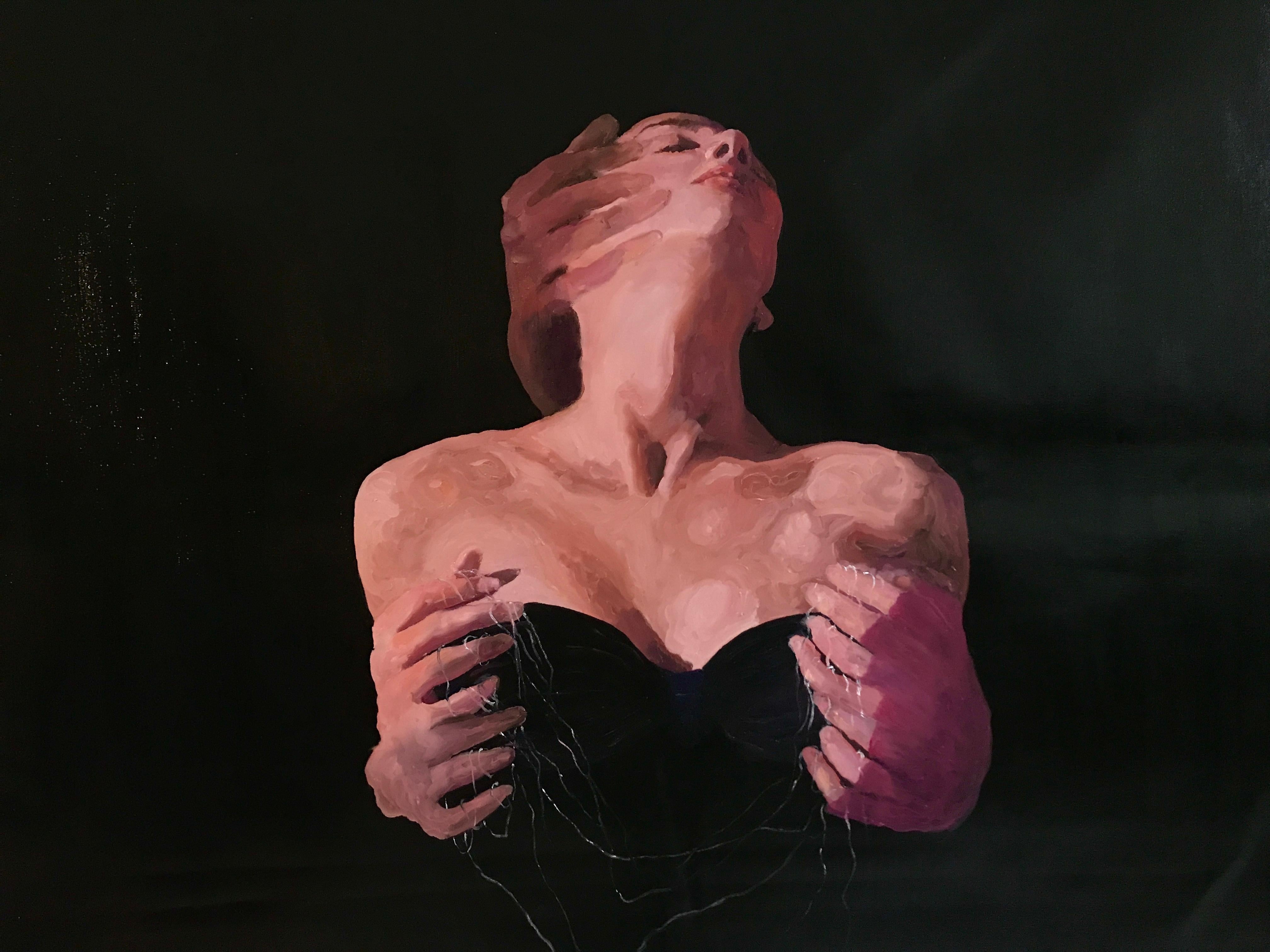 Oil on canvas

Rachel Yedid is a French multidisciplinary artist born in 1977 who lives and works between Paris, France & Jerusalem, Israel. She grew up marked by a severe autoimmune disease that prevented her from attending a traditional school.