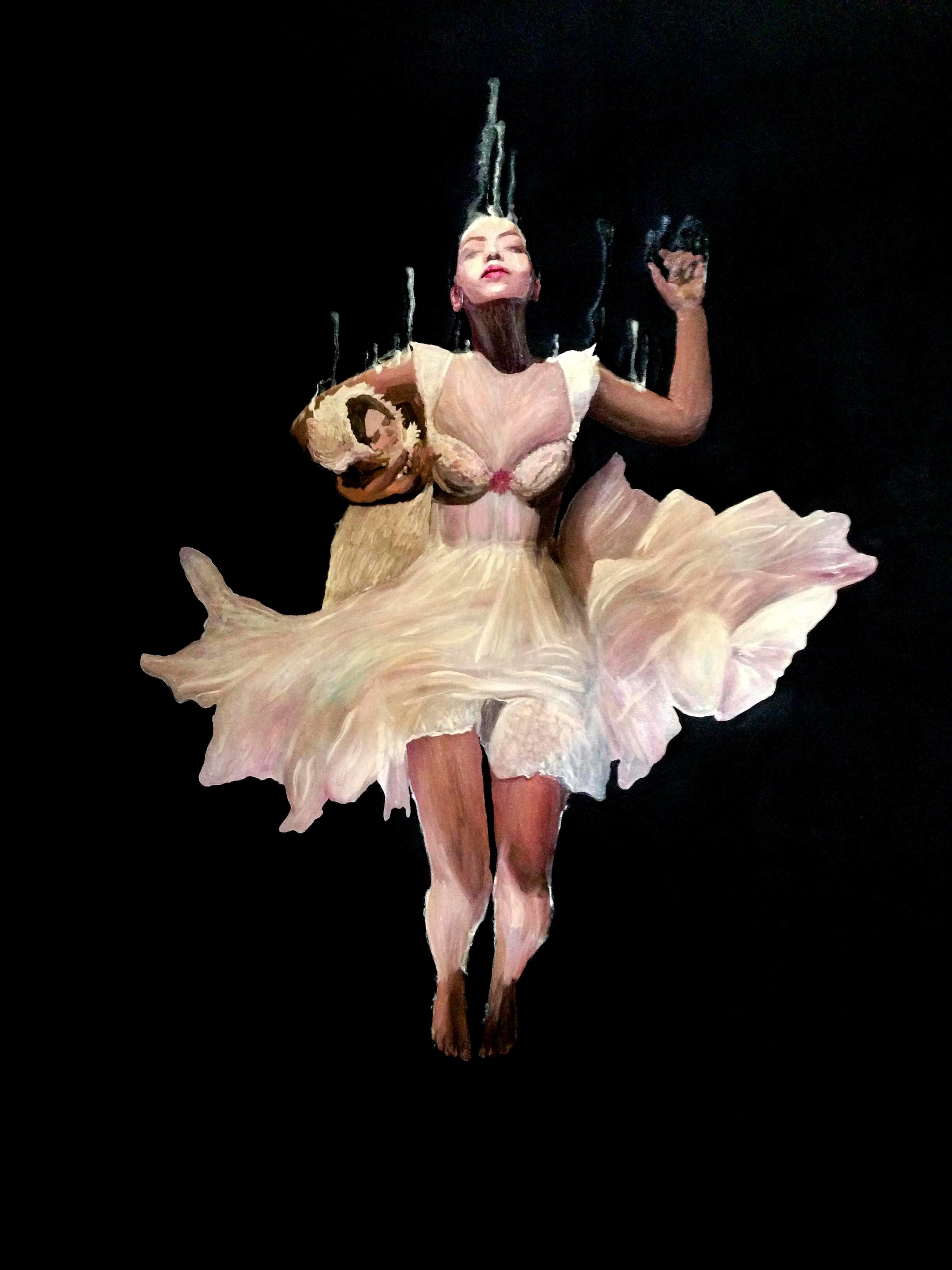 Zeitgenössische französische Kunst von Rachel Yedid - Mon Enfant, ma Sœur im Angebot 1