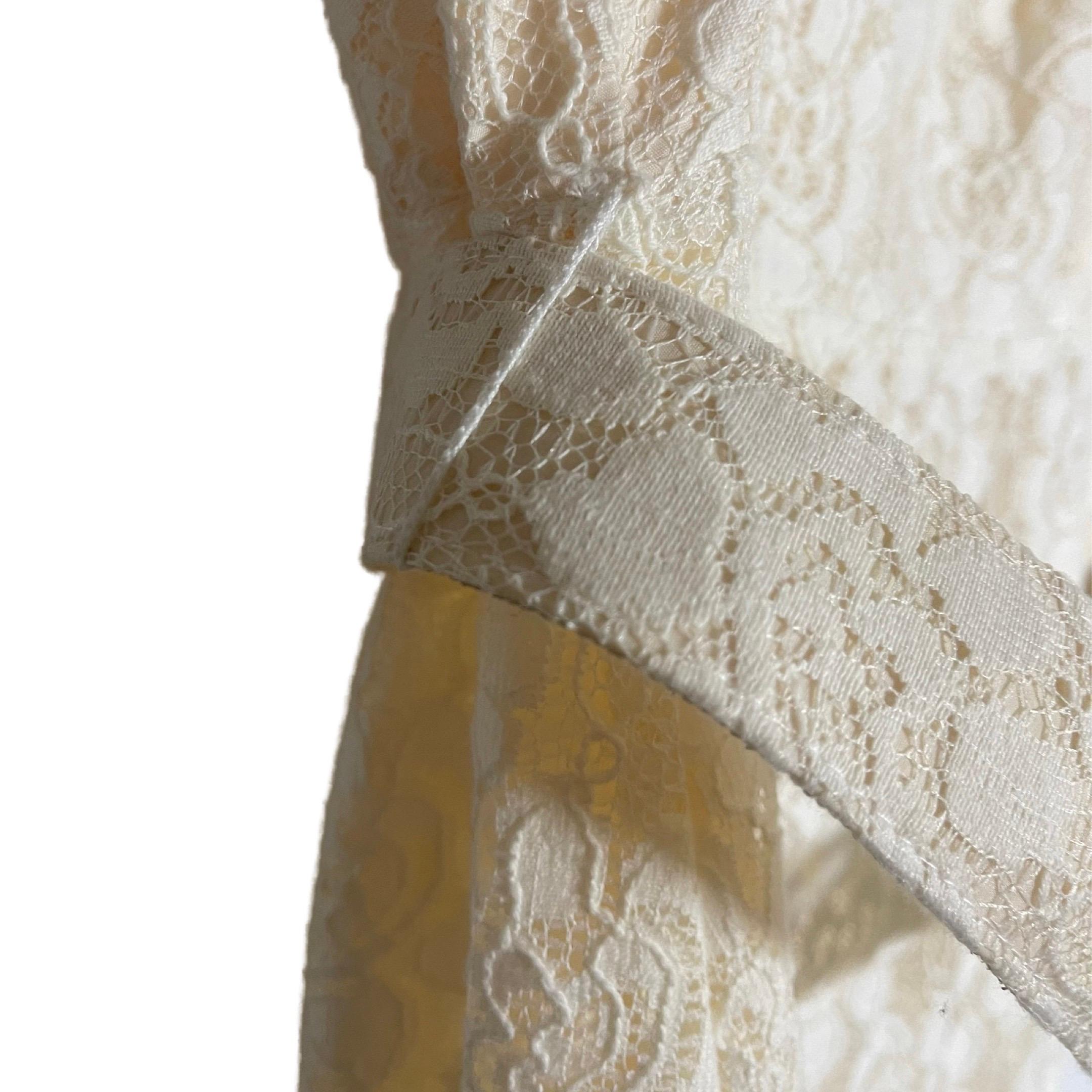 Rachel Zoe Classic Lace Wedding Gown For Sale 2