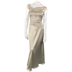 RACHEL ZOE Size 4 White Jersey Rayon Draped Dress