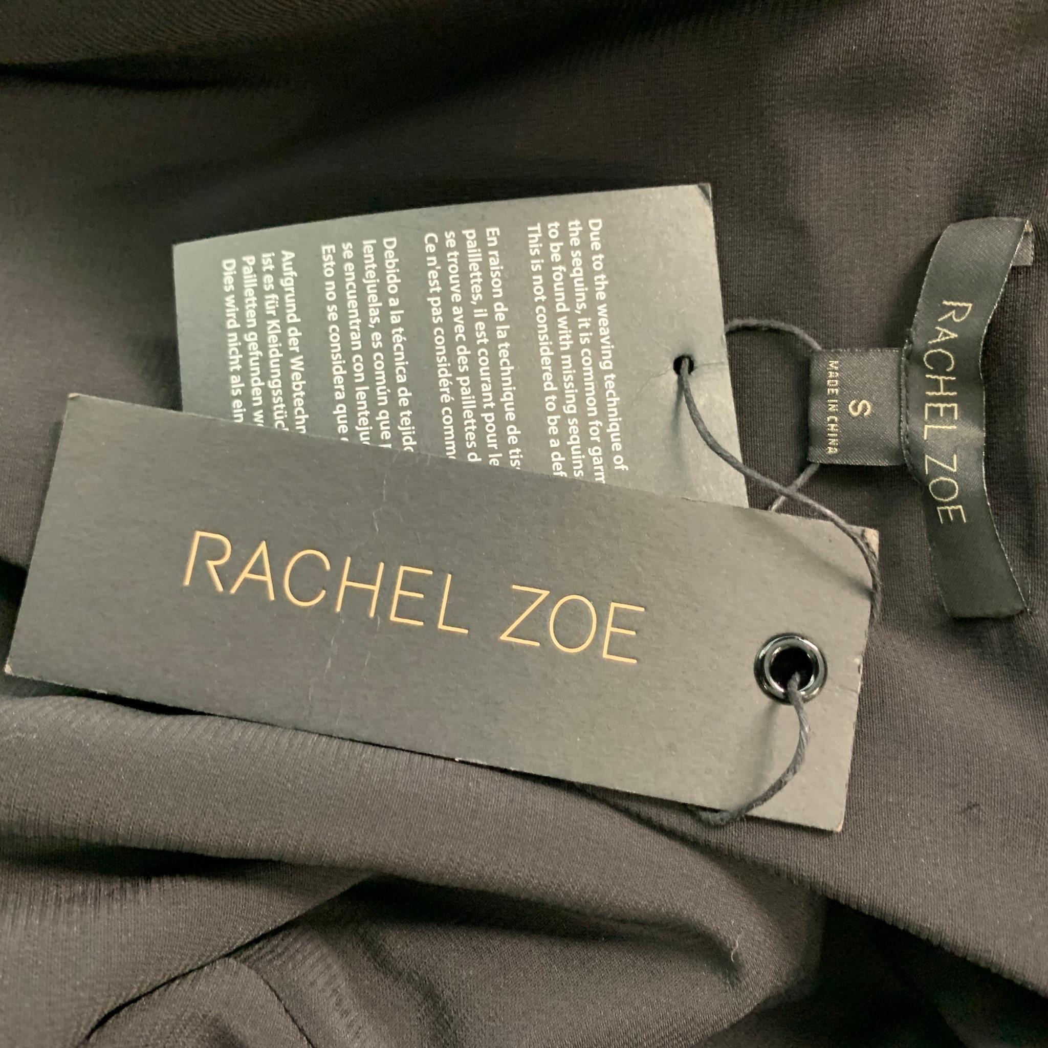 Black RACHEL ZOE Size S Copper Polyester & Spandex Sequined Jacket