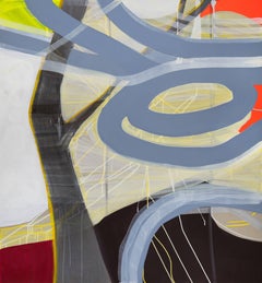 Teoría del Caos 3 ( abstracto, paisaje, rojo, amarillo, gris, cielo, textura, árbol)