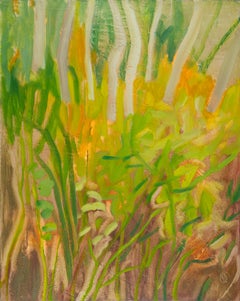Campi luminosi con betulle, I (Paesaggio, Tecnica mista, foresta, sole, alberi)