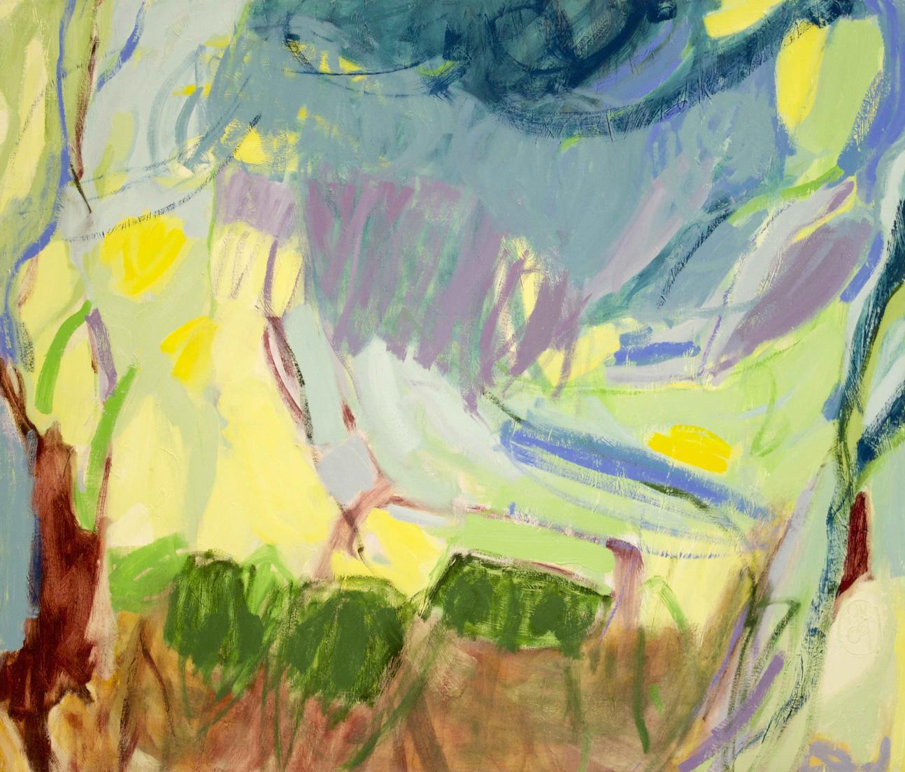 Rachelle Krieger Landscape Painting – Durch und durch