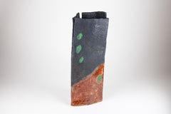 Charred, Abstract ceramic sculpture