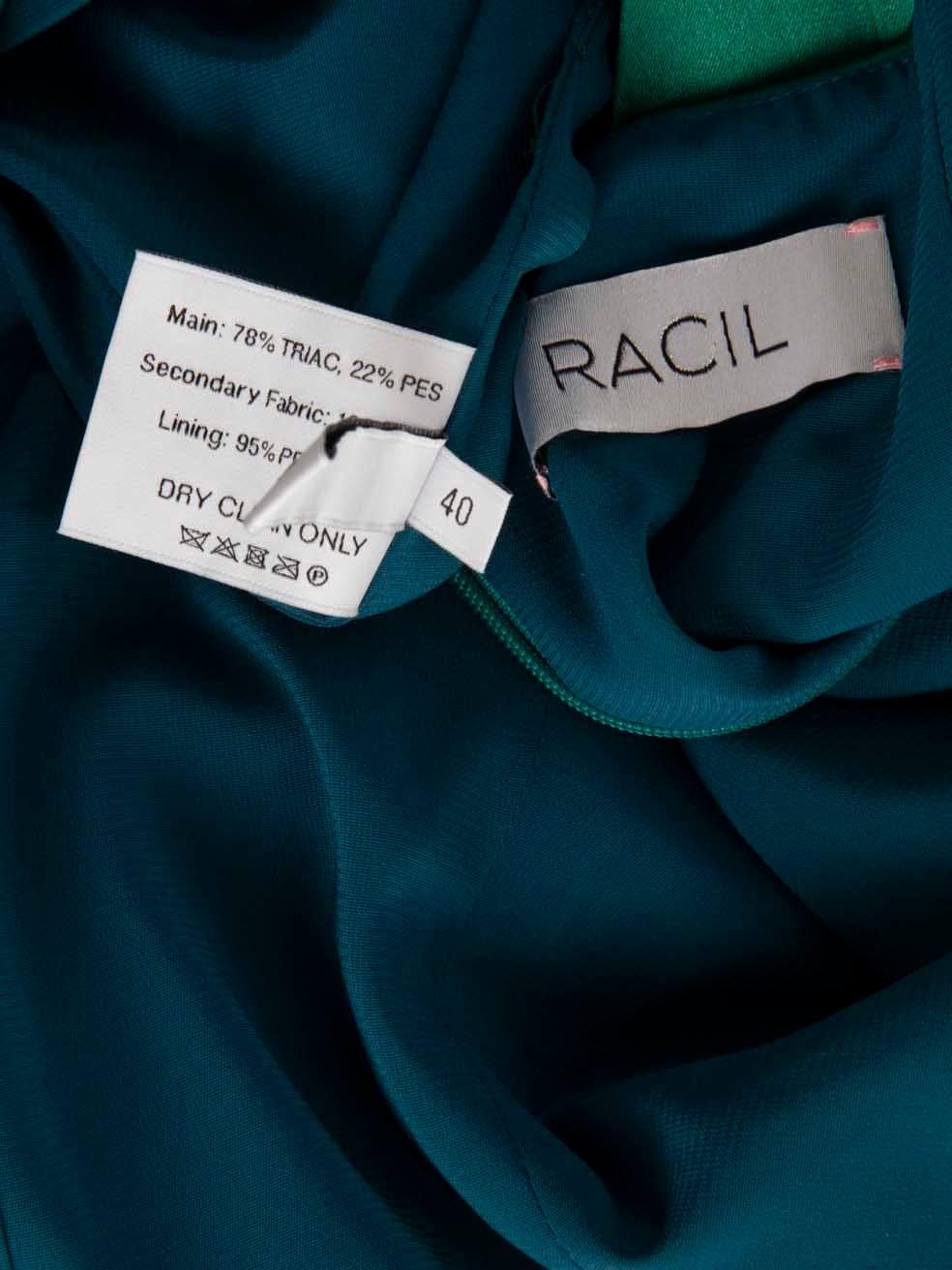 Racil Grünes Slip Maxikleid Größe L im Angebot 4