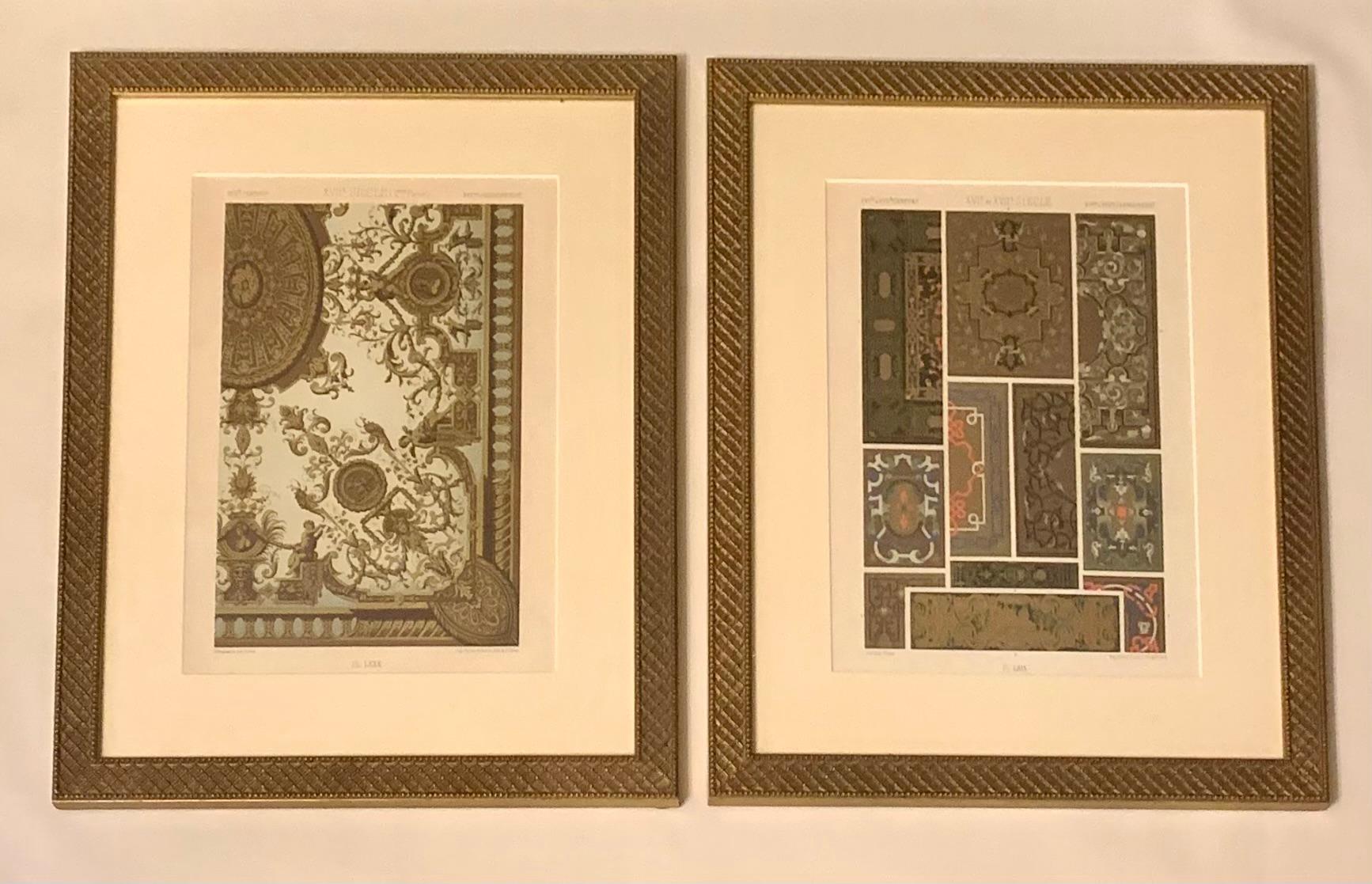 Racinet, Auguste, L'Ornement Polychrome, Parigi, Firmin-Didot, Disegni per soffitto in vendita 6