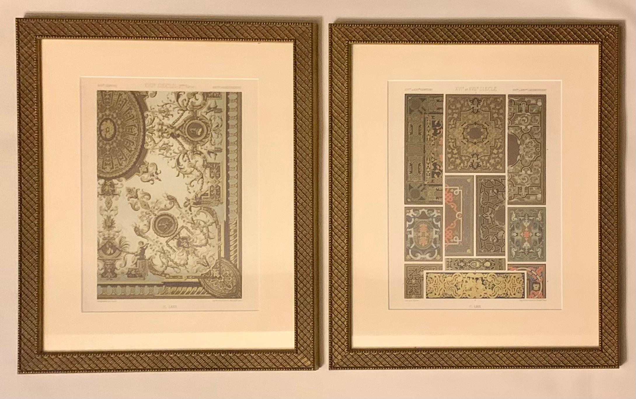 Racinet, Auguste, L'Ornement Polychrome, Parigi, Firmin-Didot, Disegni per soffitto In condizioni buone in vendita a New York, NY