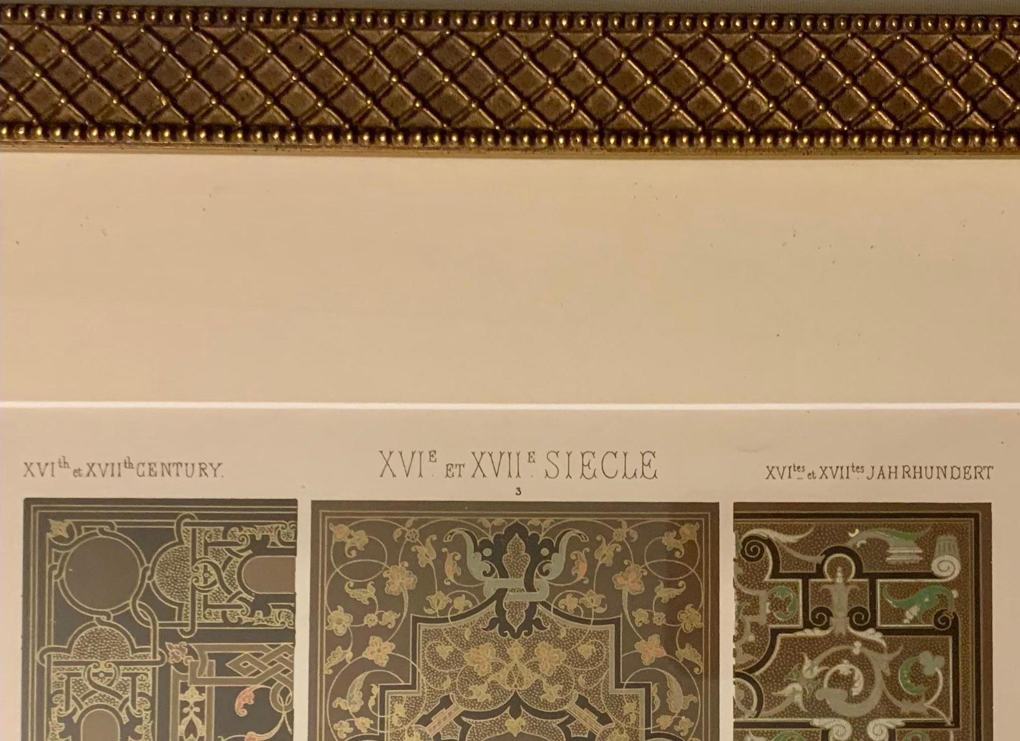 Racinet, Auguste, L'Ornement Polychrome, Parigi, Firmin-Didot, Disegni per soffitto in vendita 1