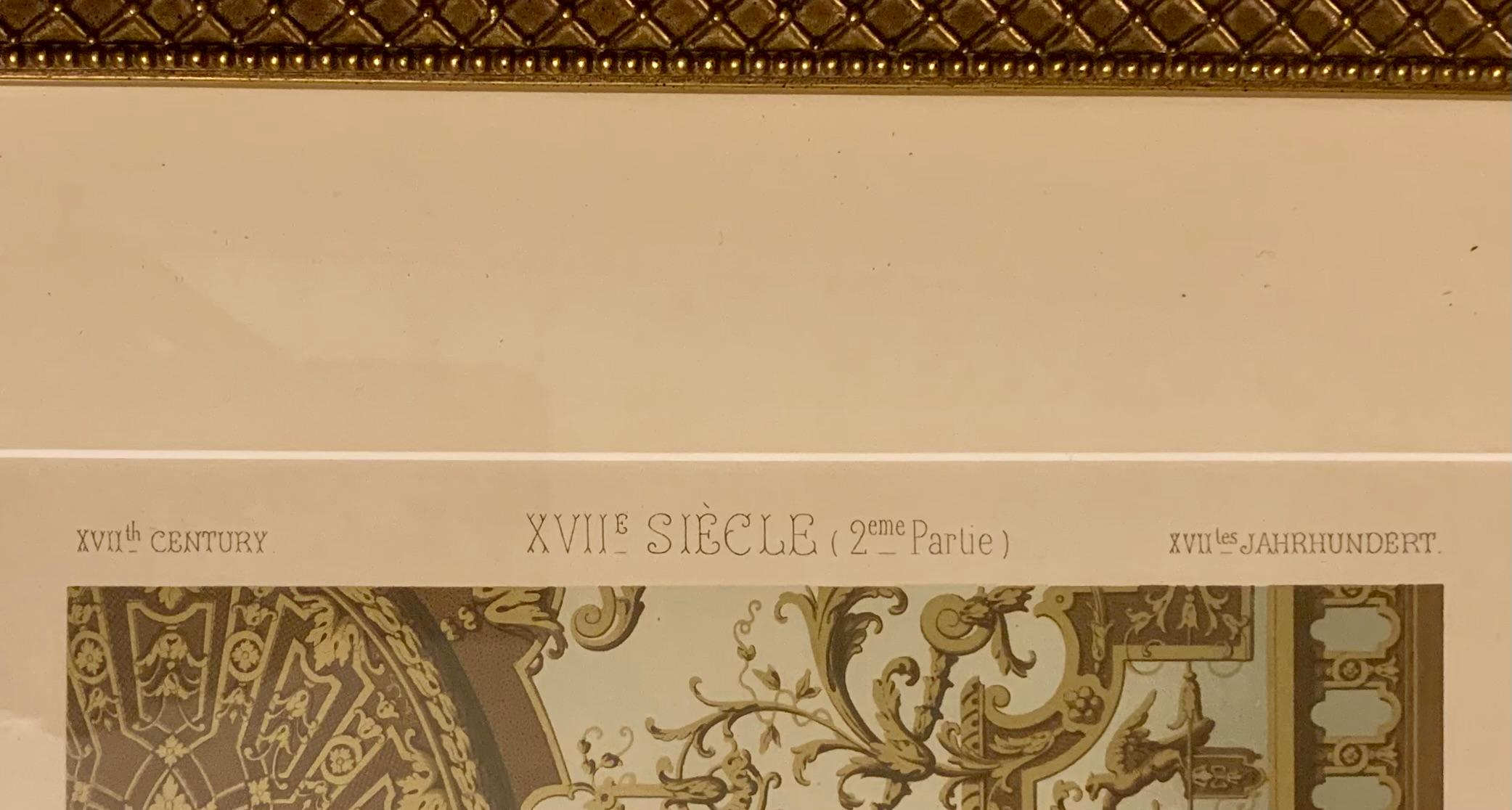 Racinet, Auguste, L'Ornement Polychrome, Parigi, Firmin-Didot, Disegni per soffitto in vendita 2