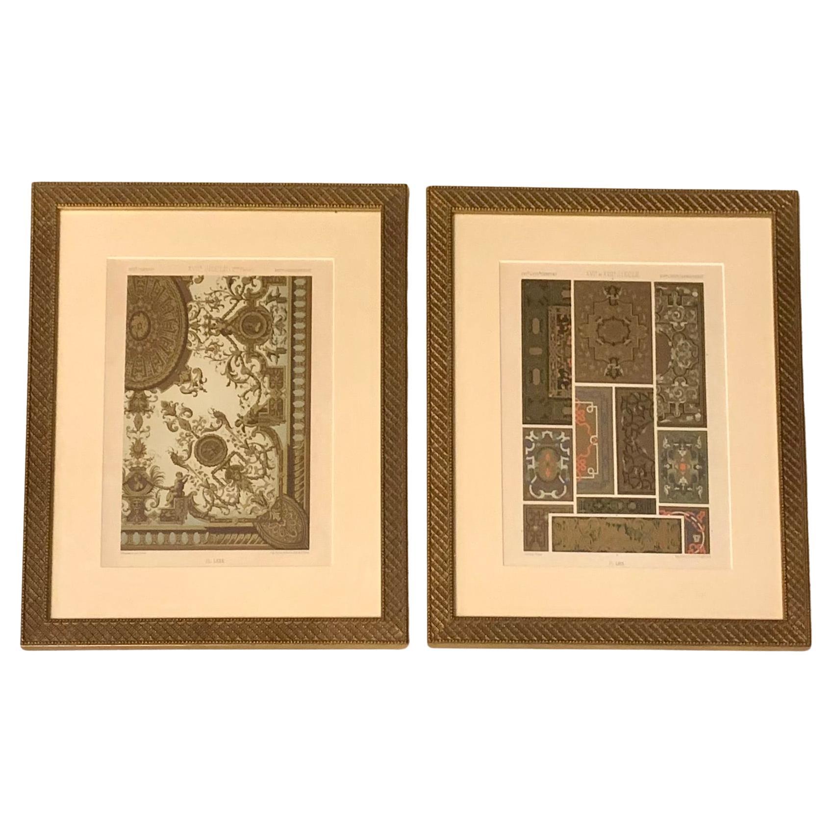 Racinet, Auguste, L'Ornement Polychrome, Parigi, Firmin-Didot, Disegni per soffitto