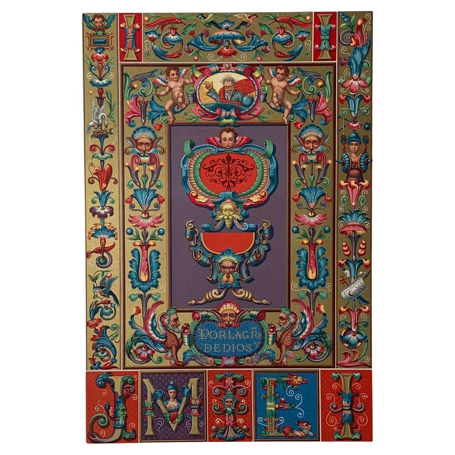 Racinet, Auguste, L'Ornement Polychrome, Renaissance Set di 4 Firmin-Didot Paris