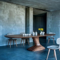 Racing Dining Table in Solid Walnut