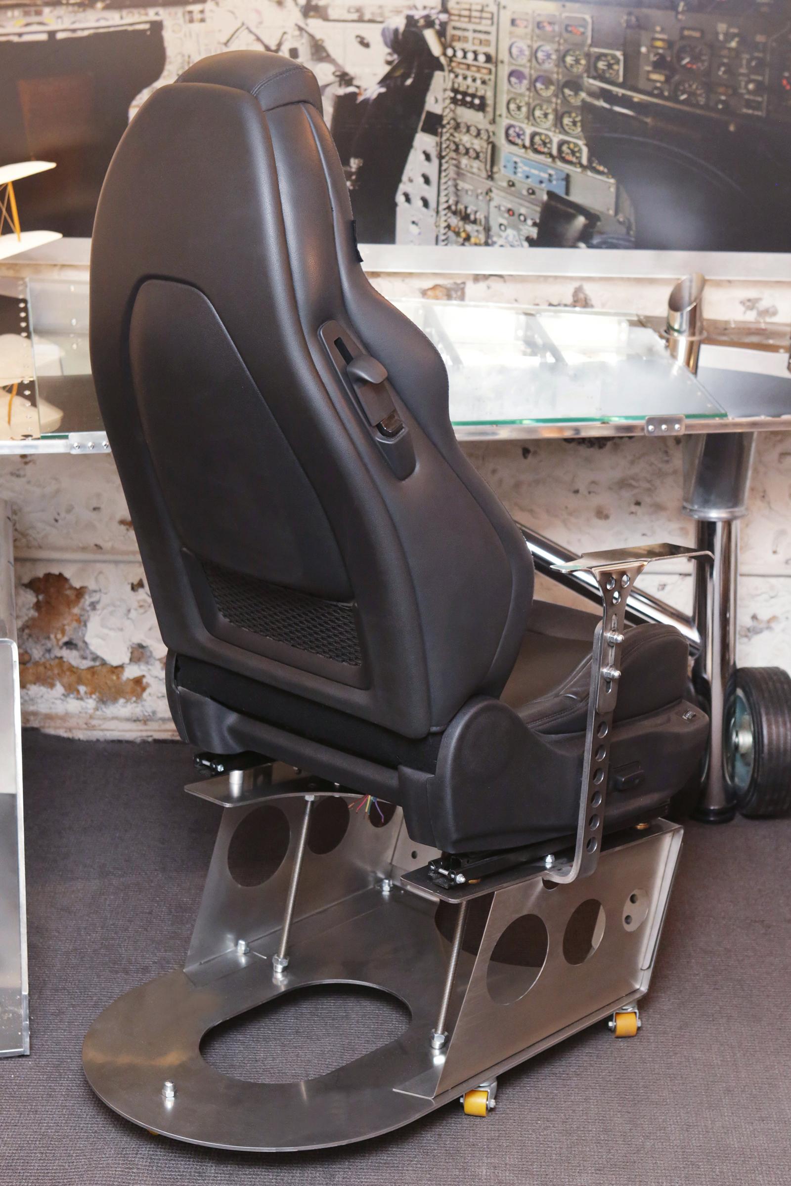 Hand-Crafted Racing Pilot Armchair For Sale