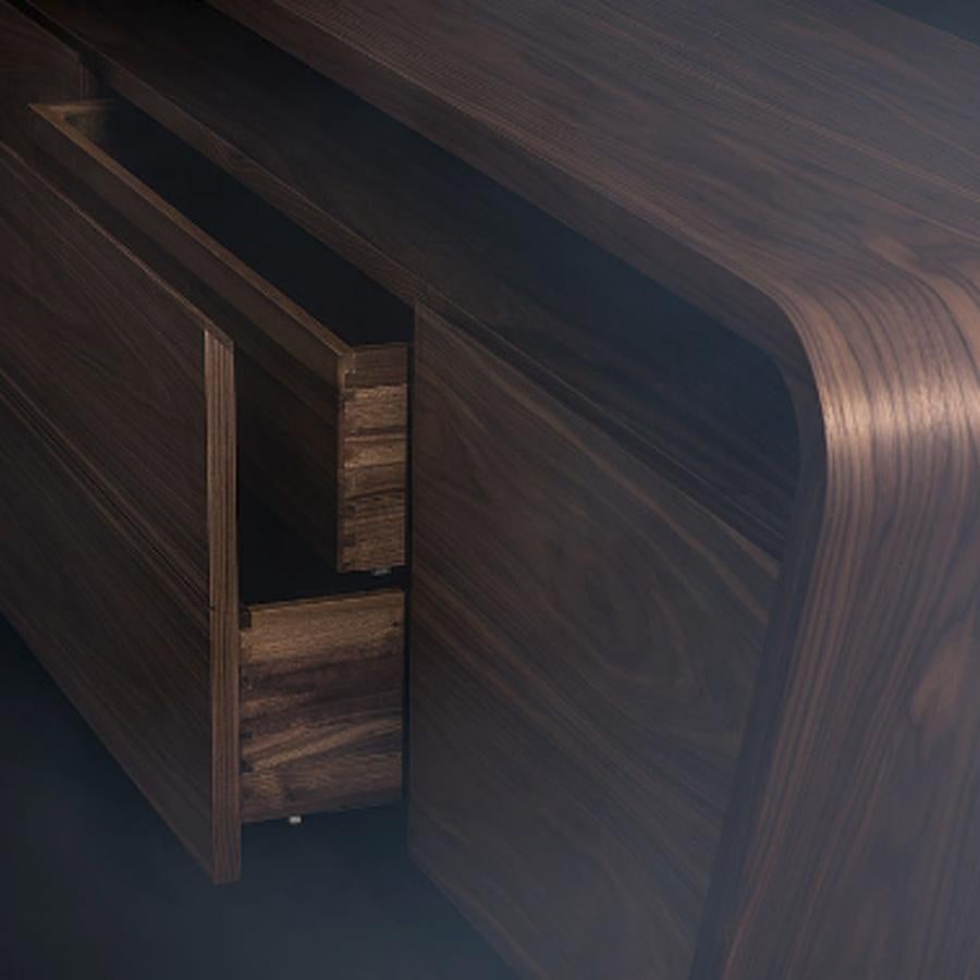 Racing Sideboard in Solid Walnut Wood 3