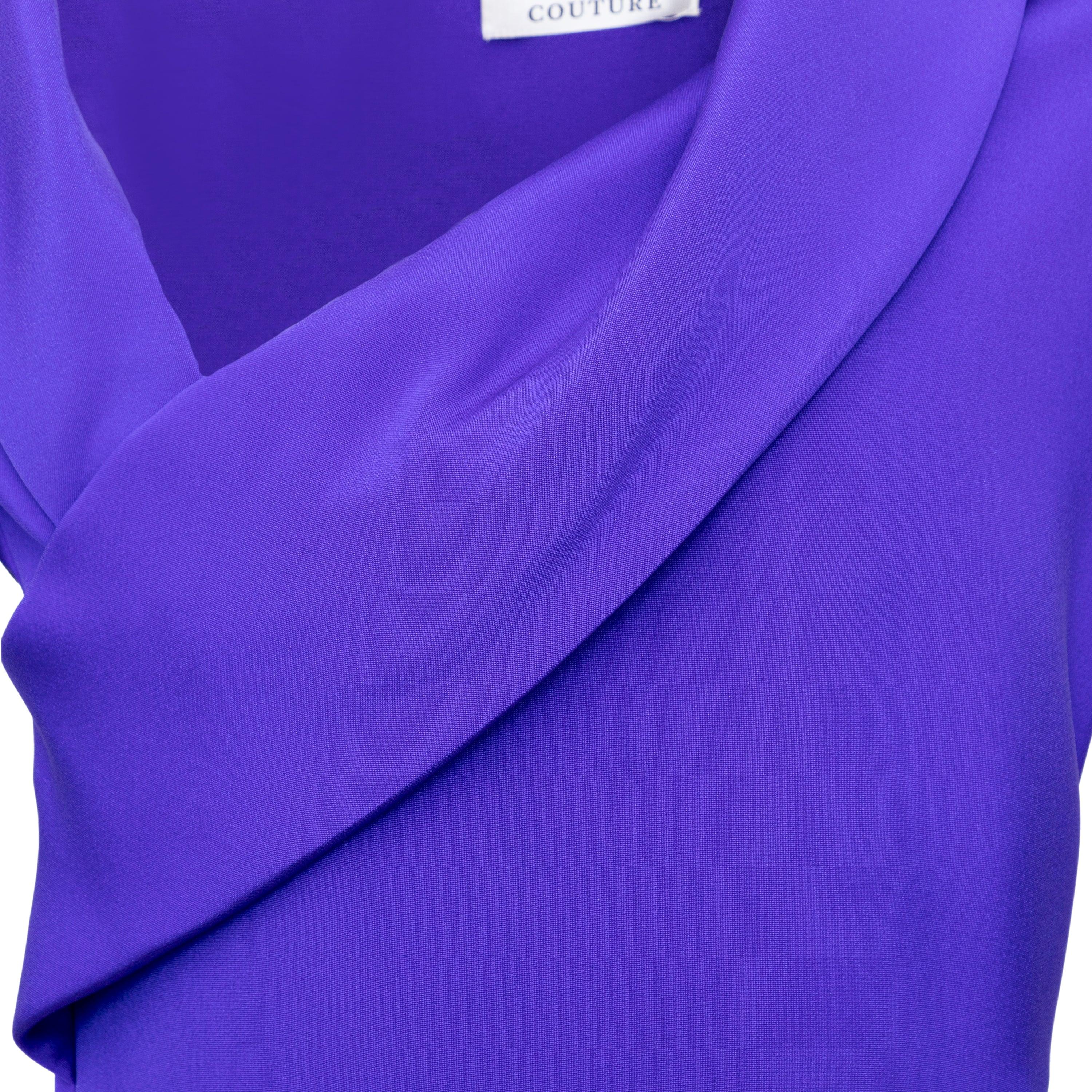 Vestido de Alta Costura R.A.D. - Años 90 Púrpura en venta