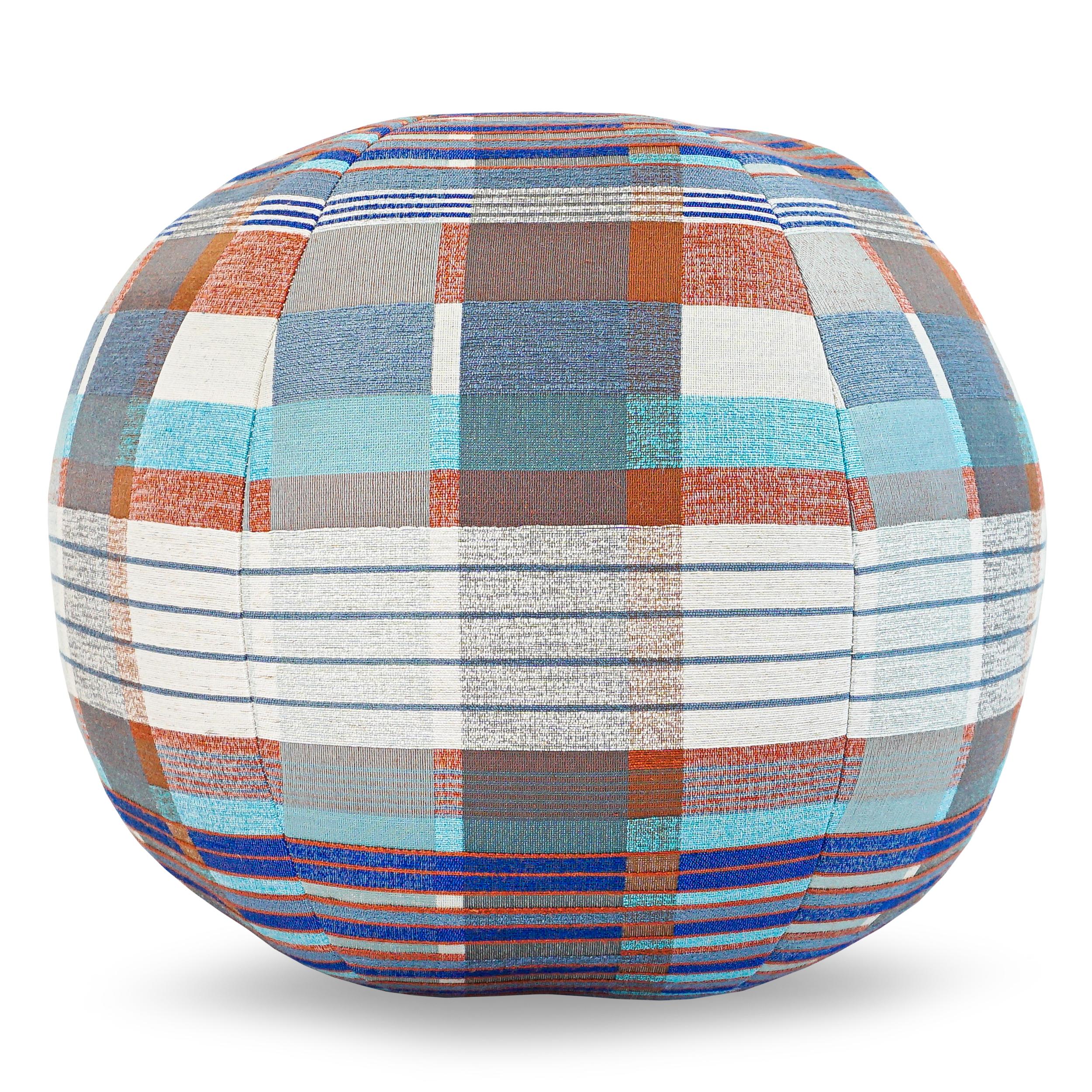 Rad Plaid Regatta Ball Pillow For Sale 3