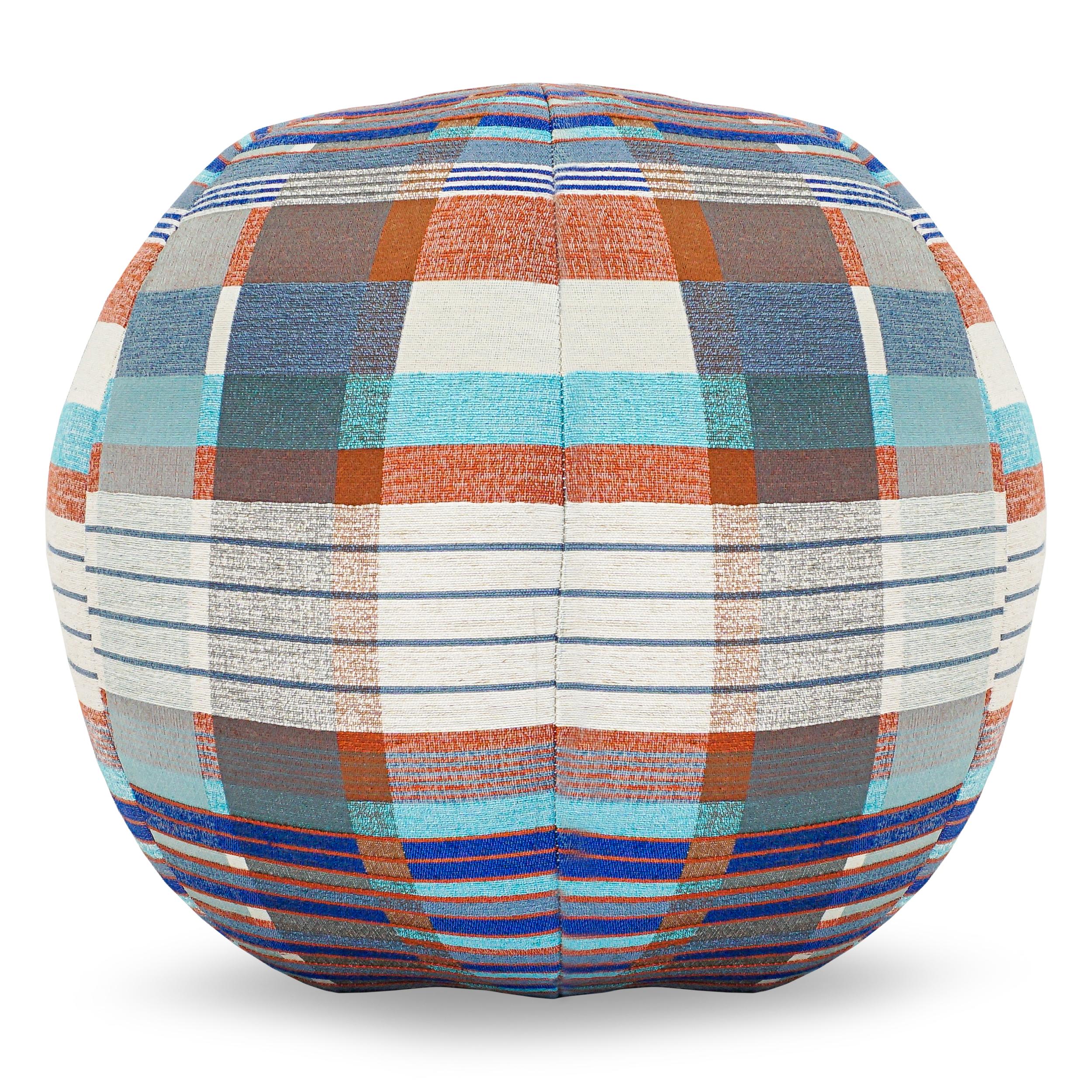 Rad Plaid Regatta Ball Pillow For Sale 6