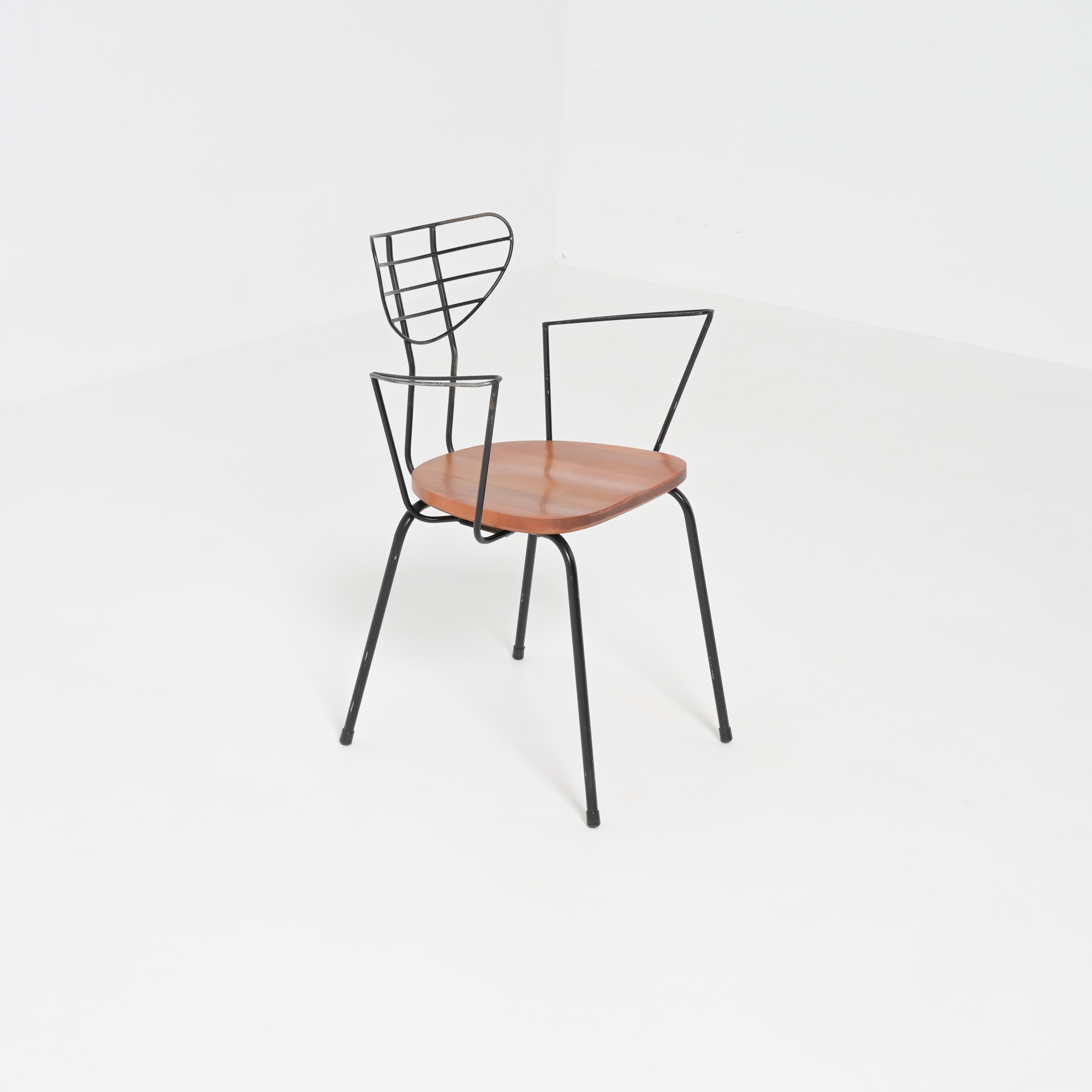 Radar Chair attributed to Willy Van Der Meeren en Bueno estado para la venta en Vlimmeren, BE