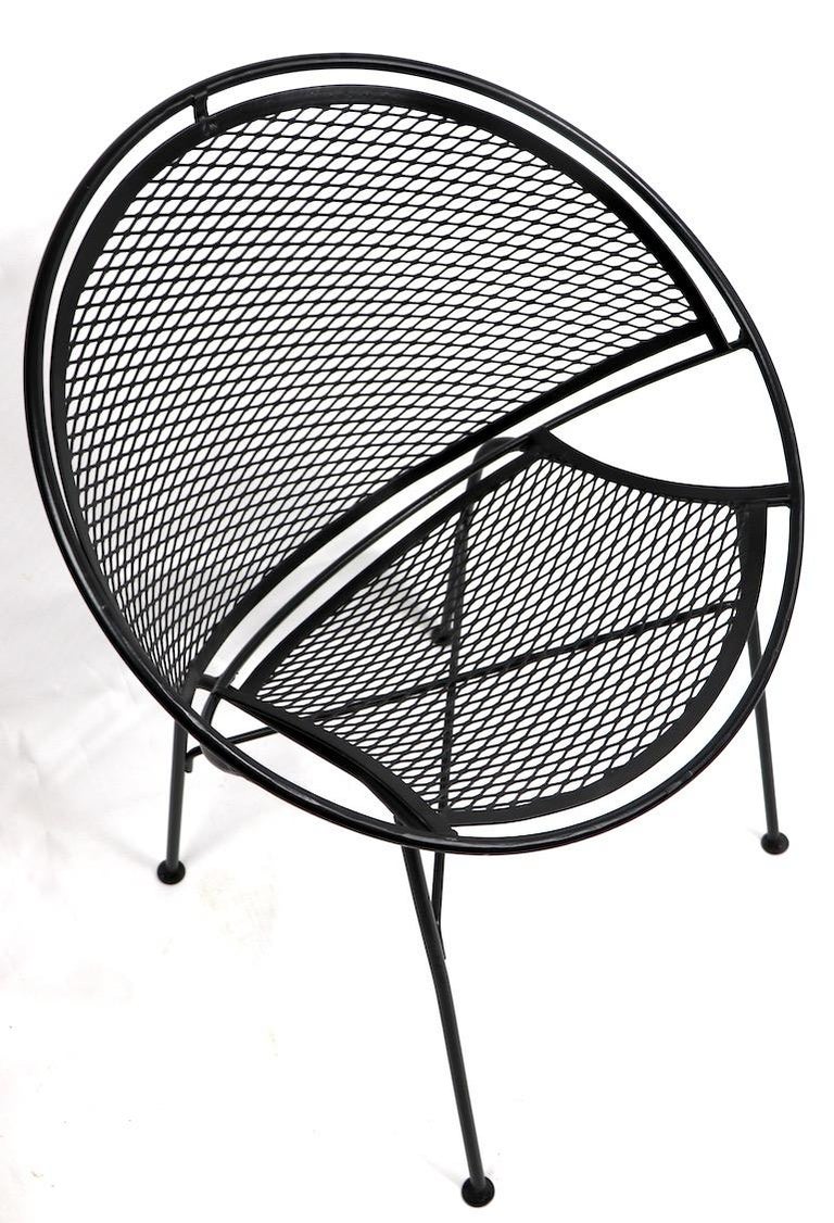 American Radar Chair by Salterini Newly Powder Coated For Sale