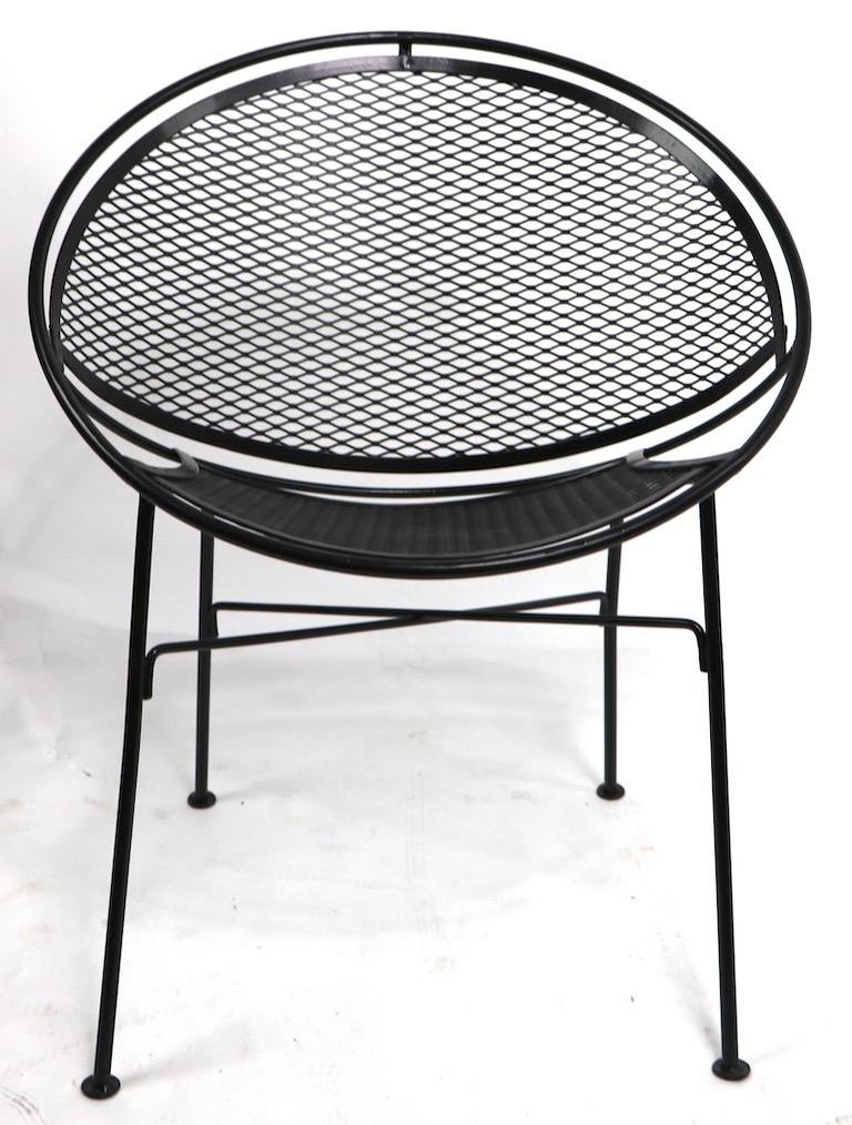 Radar Chair by Salterini Newly Powder Coated For Sale 1