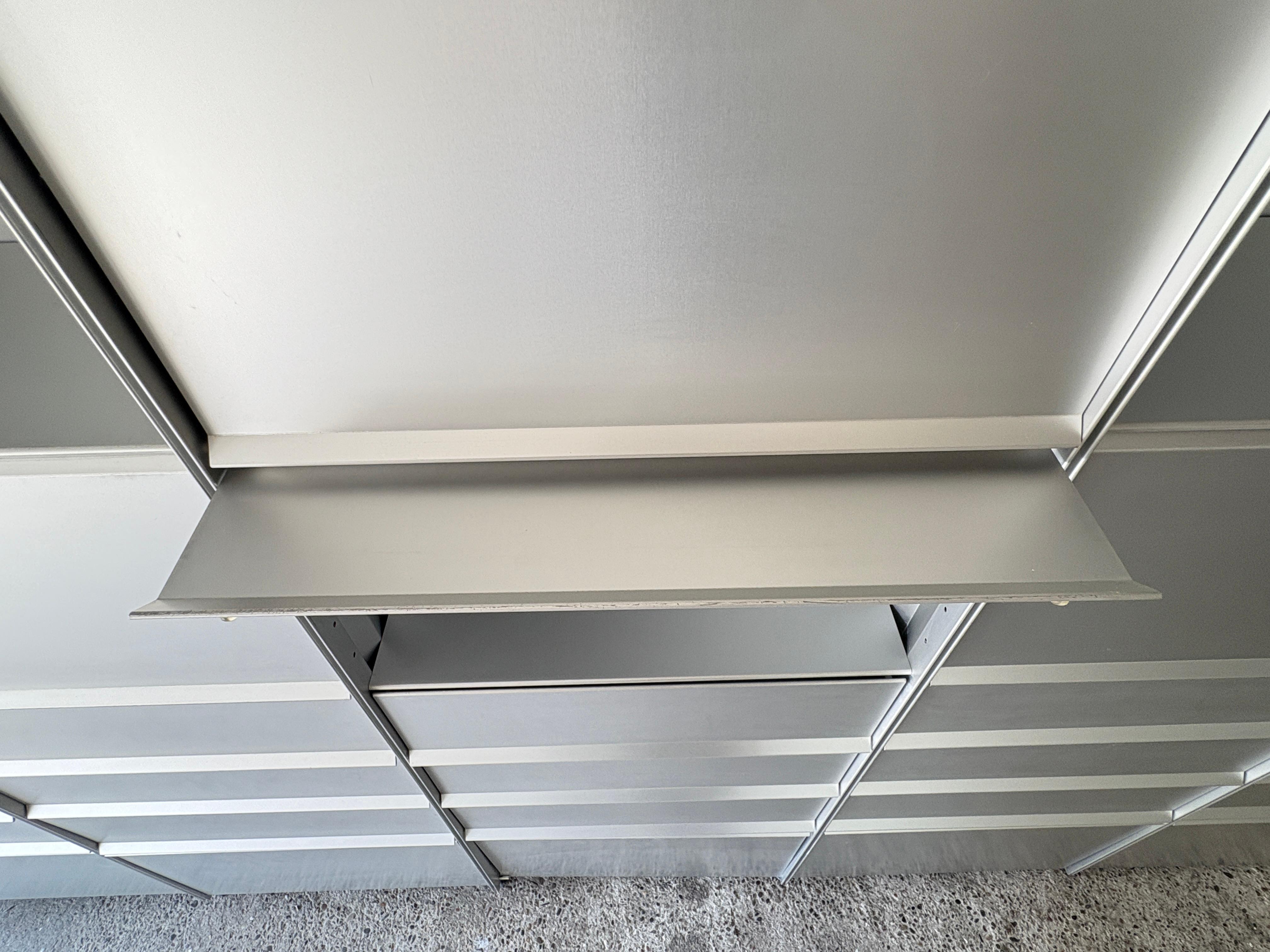 Radar classic modular shelf unit designed by Heinrich Gerhard for Adeco For Sale 4
