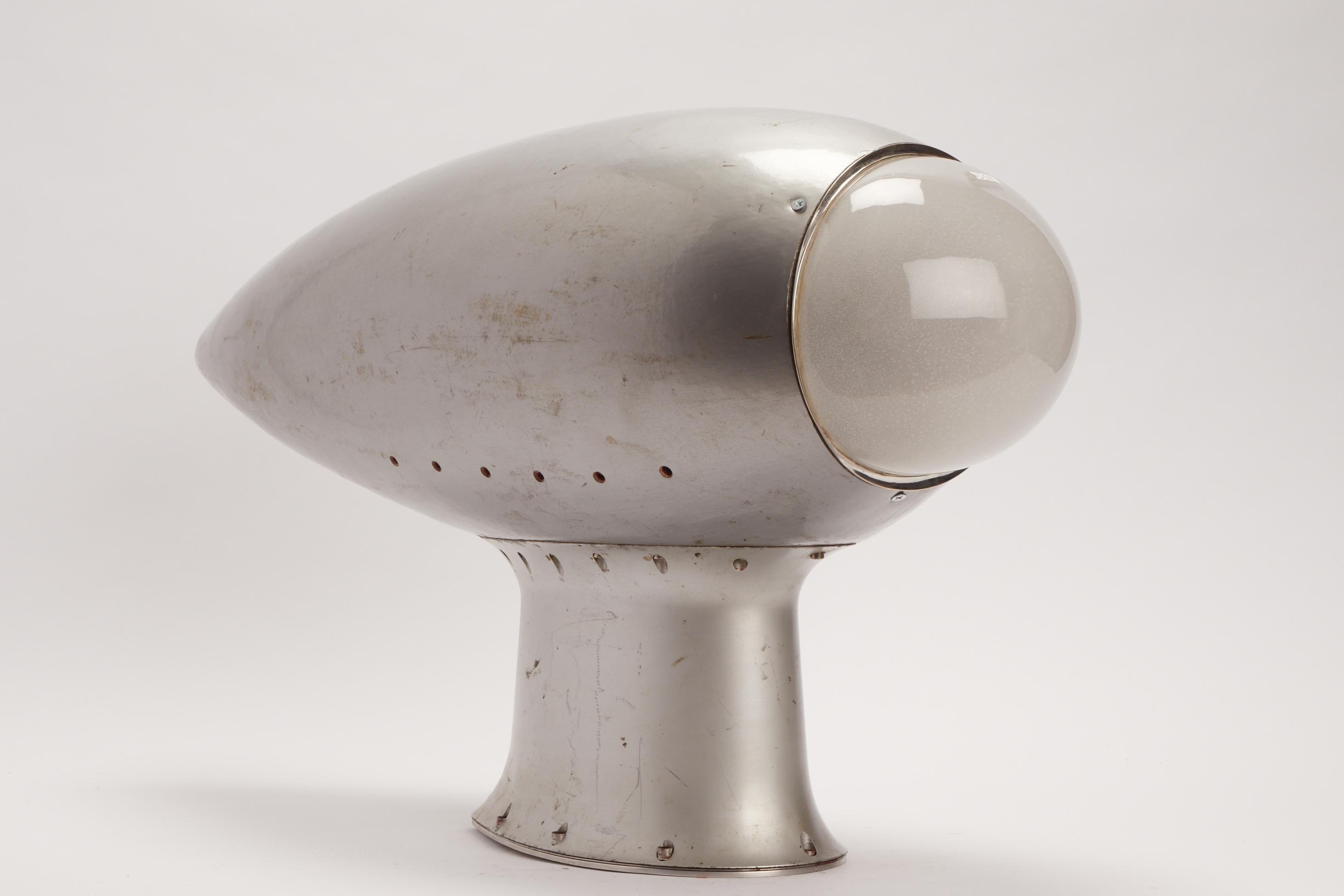 Futurist Radar from an Airplane Reused as Sconce, USA, 1940