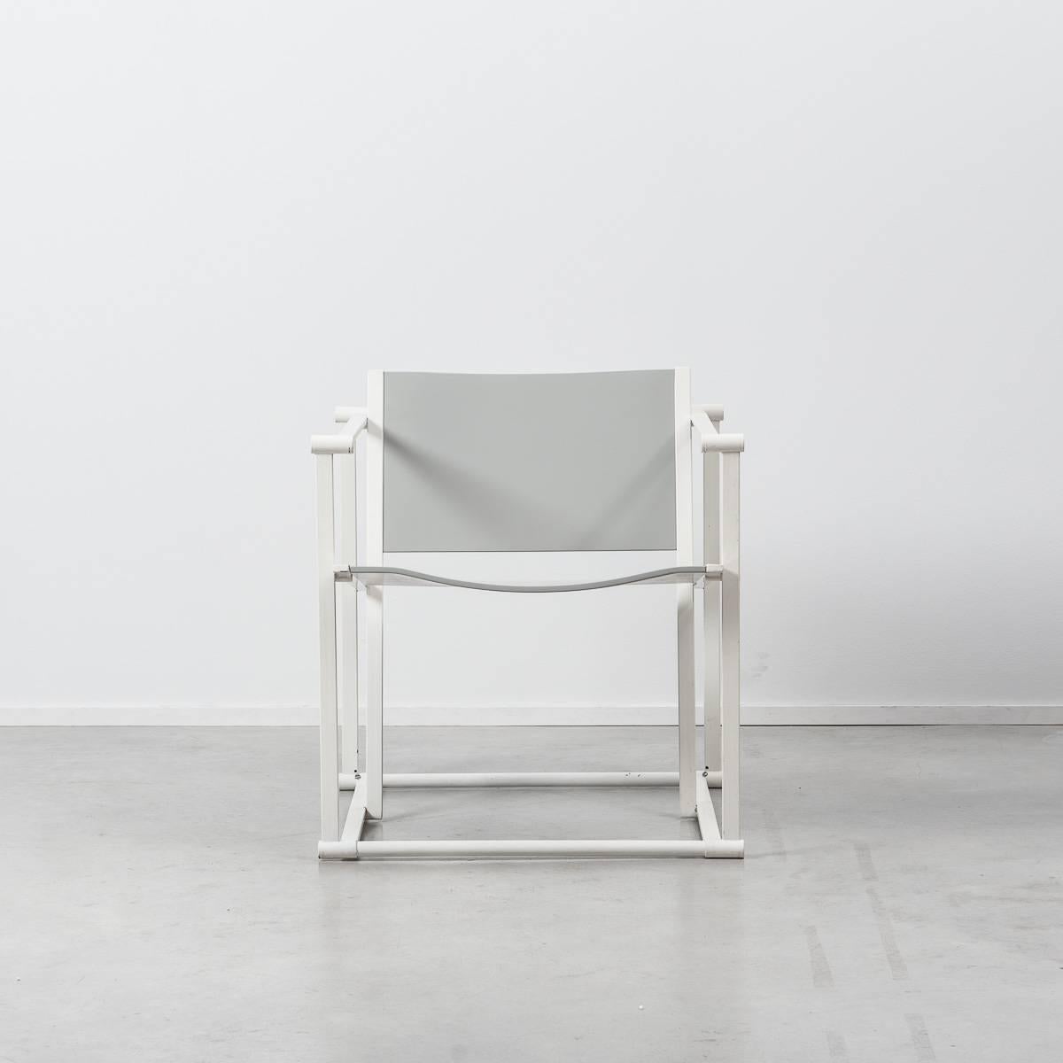 Late 20th Century Radboud Van Beekum FM60 Plywood Cube Chair for Pastoe