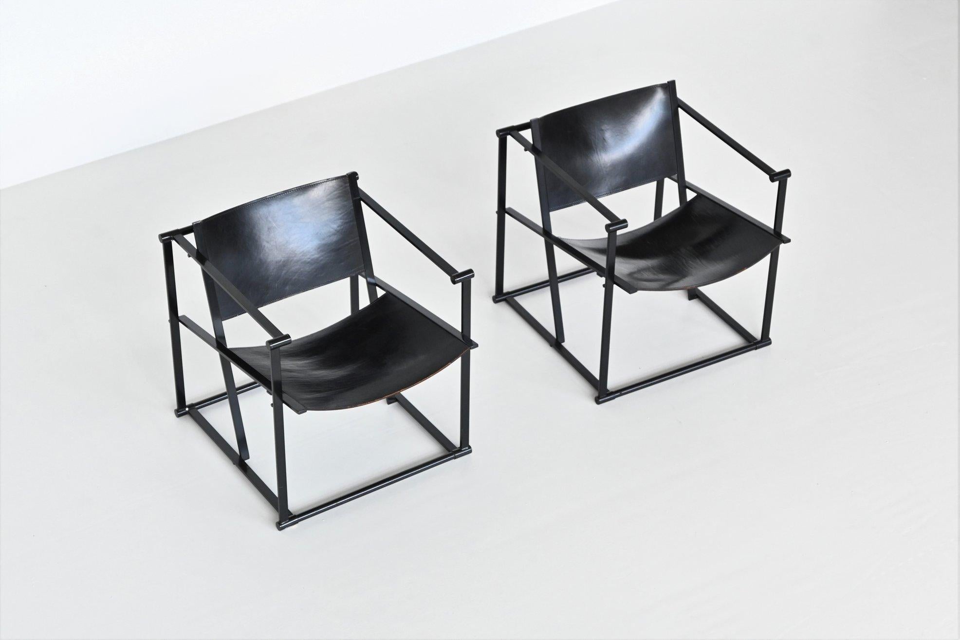 Radboud Van Beekum FM61 Cubic Lounge Chairs Pastoe the Netherlands, 1980 3